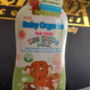BABY ORGANICS Rice Milk & Pearl Anti-Allergy Nutrition Whitening Protective Fair Child Kids Shower Milk 1000ml